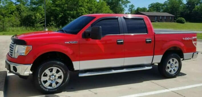 2012 Race Red Ford F150 XLT