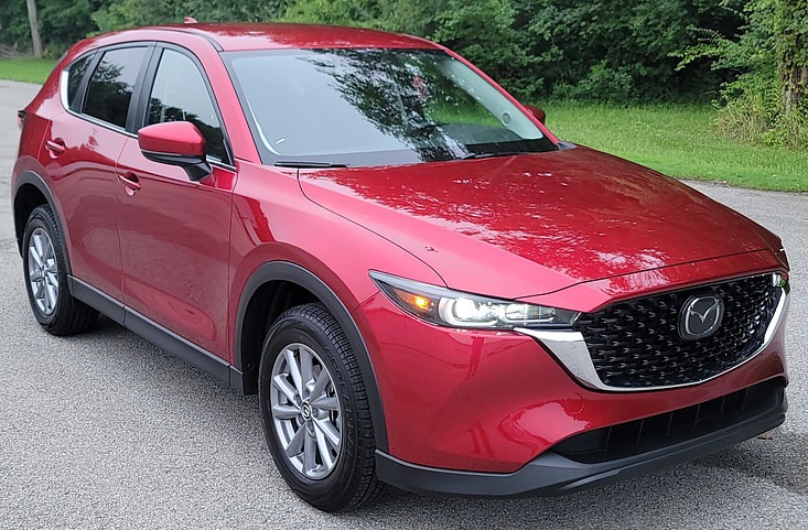 2022 Ruby Red Mazda CX5 Completely Detailed