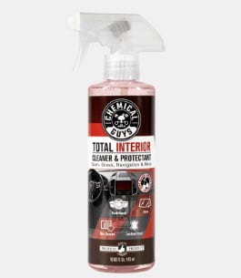 Chemical Guys | Total Car Interior Cleaner & Protectant - Clean and Protect. Safe to use on all surfaces, including the infotainment display unit's LCD.