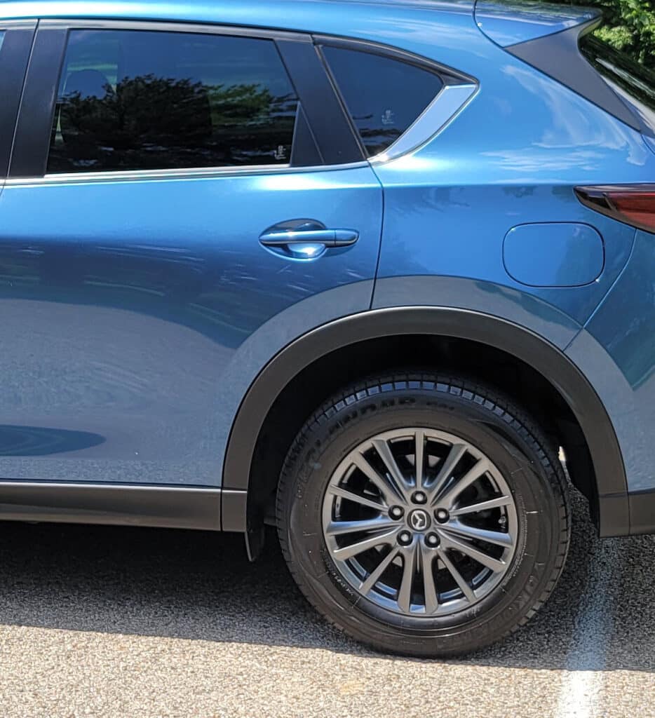 Trim transformation from Dull to Dazzling on my 2019 Blue Mazda CX5 Touring!