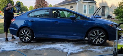 Complete Exterior Detail on a 2015 Blue Honda Civic. The Lost Art: Car Detailing for Beginners.